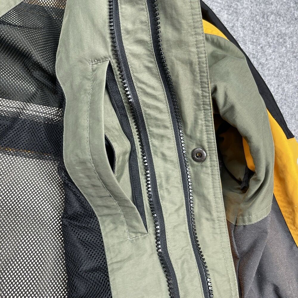 Boulder Gear XO Jacket Mens Small Ski Snow Utility Multi Pocket Yellow - Picture 14 of 16